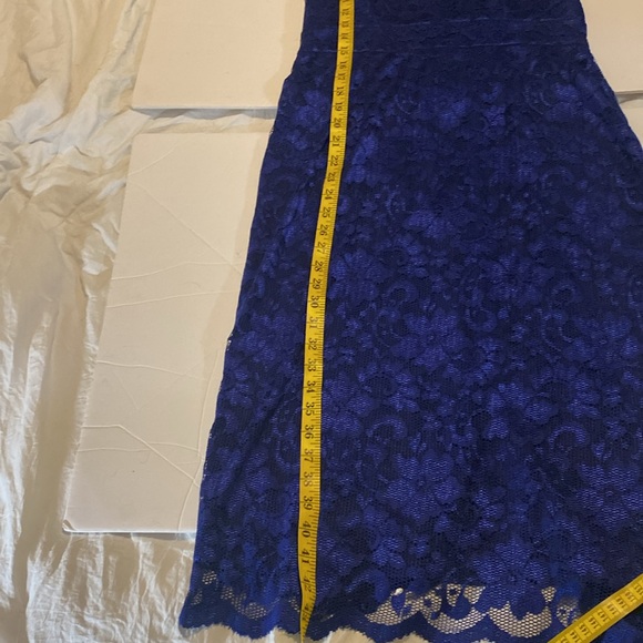 NWT Essentials by Abs royal blue lace dress size 12 - Picture 8 of 12